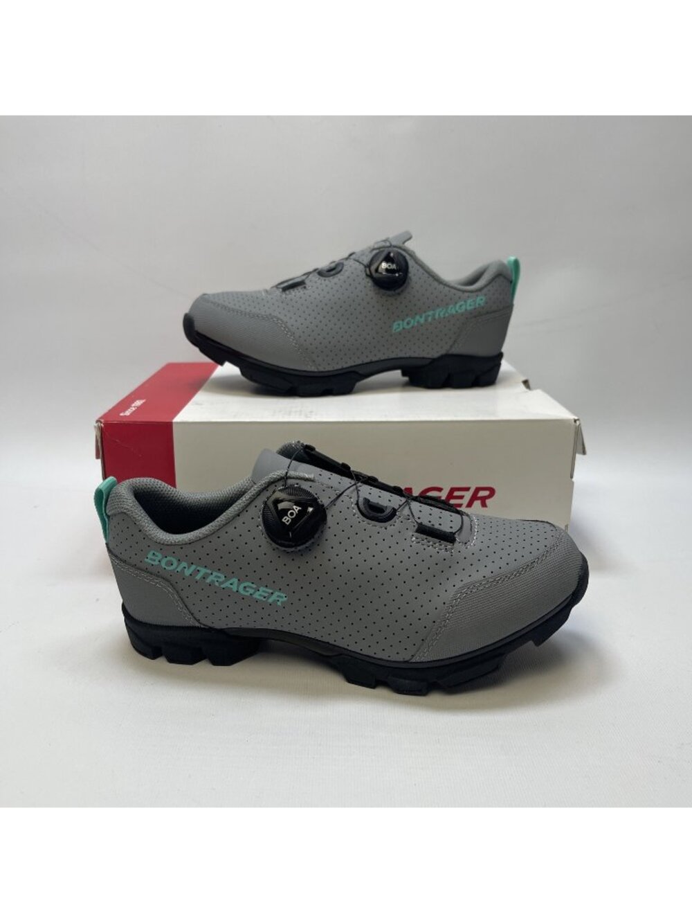 Bontrager Evoke Mountain Bike Shoes Wom 5.5 US EU 37 Light Grey / Blue Outdoor